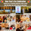 sat 31 dec | new year's eve celebration | 8pm 12.30am | kmc london kensington