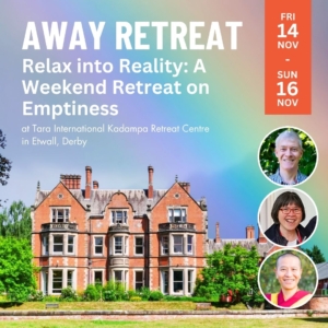 tara ikrc away retreat | friday 14 sunday 16 november | relax into reality: a weekend retreat on emptiness