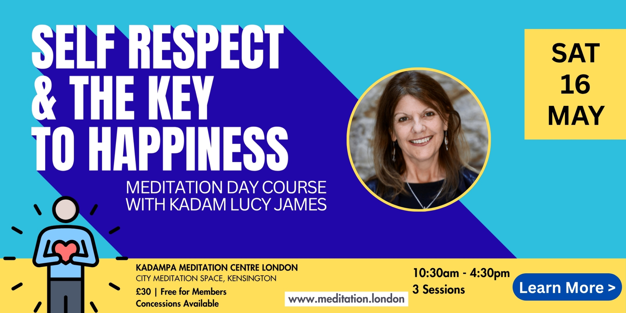self respect & the key to happiness desktop banner